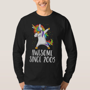 19. Geburtstag Unicorn Dab Phantastisch seit 2003 T-Shirt