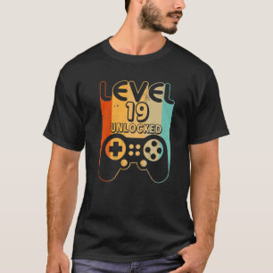 19. Geburtstagskinder Stufe 19 unverschlossen T-Shirt