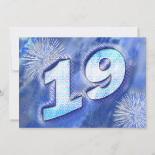 19. Geburtstagsparty Einladung