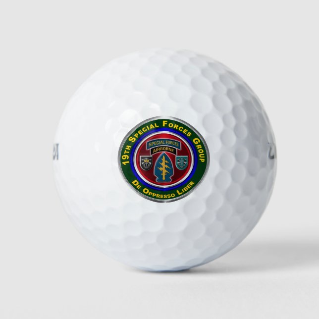 19. Gruppe der Sondereinheiten (Im Flugzeug) Golfball (Vorderseite)
