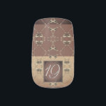 19. Hochzeitstag Bronze-Farbe & Rose Minx Nagelkunst<br><div class="desc">Dieses Design besteht aus meiner Rose Herzgrafik zusammen mit Ihrem Jubiläumsjahr und "Bronze" in kalligrafischem Schriftart als Gestaltungselement. Ich kann Ihnen bei jedem neuen Design oder jeder Anpassung,  die Sie wünschen,  helfen,  einfach mich und ich komme gleich zurück!</div>