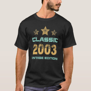 19 Jahre alte Classic Vintag Edition 2003 19. Bir T-Shirt