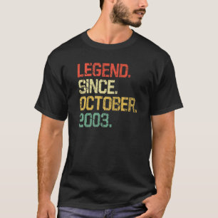 19 Jahre alte Männer Frauen lehnen seit Oktober 20 T-Shirt