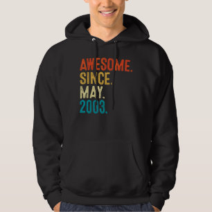 19 Jahre Phantastisch seit Mai 2003 19. Geburtstag Hoodie