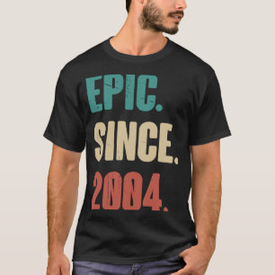 19 Jahre Vintag 2004 Geburtstag 19. Dekorati T-Shirt