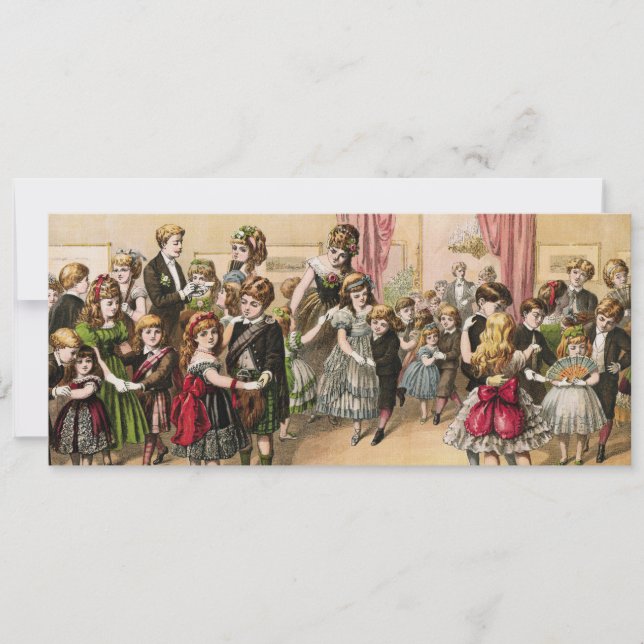 19. Jahrhundert Schottische Kinderball-Einladung Einladung (Vorderseite)