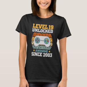 19-jähriger GeburtstagsGamer Phantastisch seit 200 T-Shirt