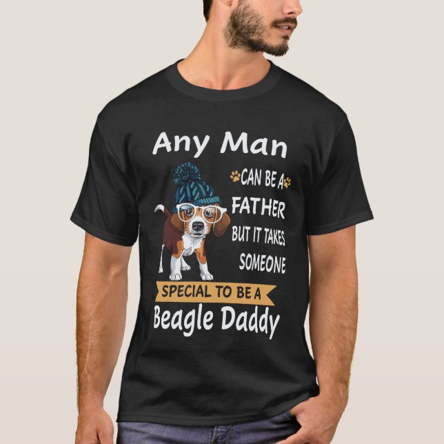 19 Jeder Mann - Beagle Daddy Beagle T-Shirt (Vorderseite)