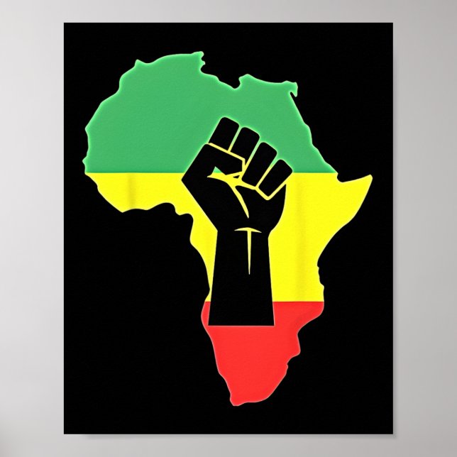 19. Juni 1865 Afrikanisches Erbe Poster (Vorne)