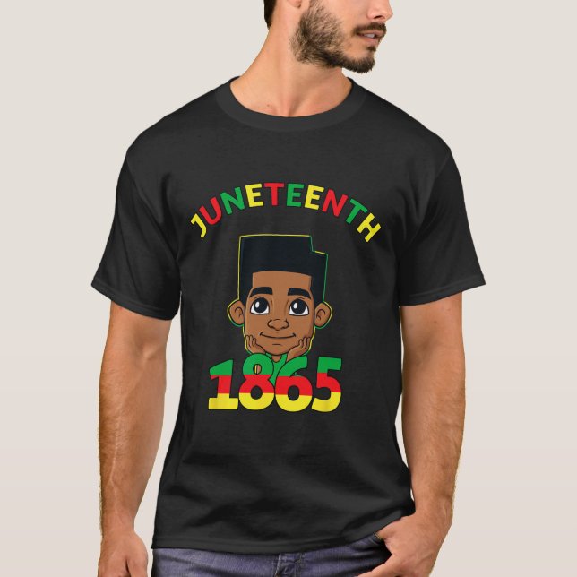 19. Juni 1865 Cool Brown Skin King B T-Shirt (Vorderseite)
