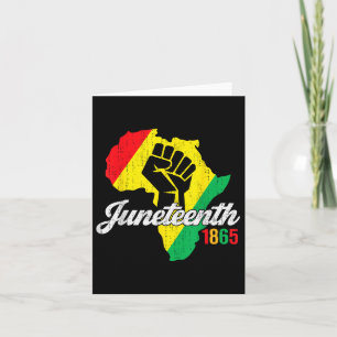 19. Juni 1865 Freedom African Black He Karte