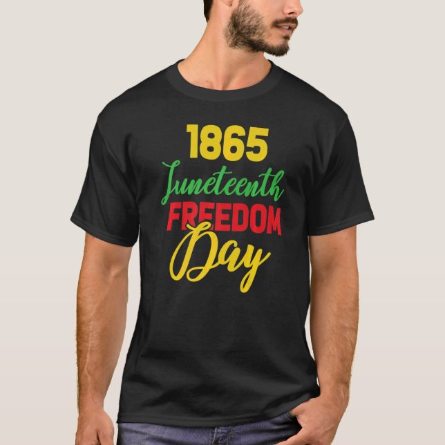 19. Juni 1865 Freiheitstag T-Shirt (Vorderseite)
