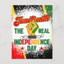 19. Juni 1865 schwarze Königinnen melanin Könige Postkarte