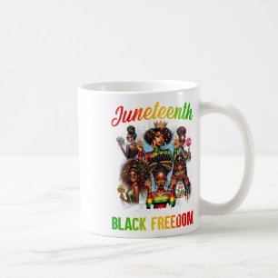 19. Juni 2024 Feiern Black Freedom 1865 Histo Kaffeetasse