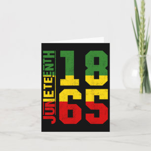 19. Juni 2024 Feiern Black Freedom 1865 Histo Karte