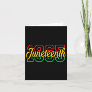 19. Juni 2025 Feiern Black Freedom 1865 Histo Karte