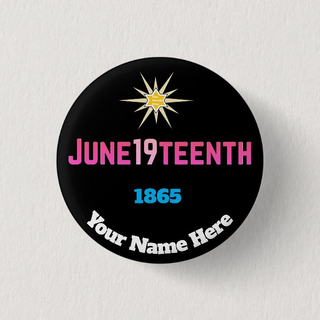 19. Juni Button (Vorderseite)