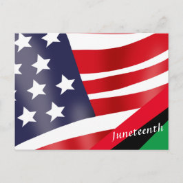 19. Juni: Feiern Sie die Freedom Card Postkarte