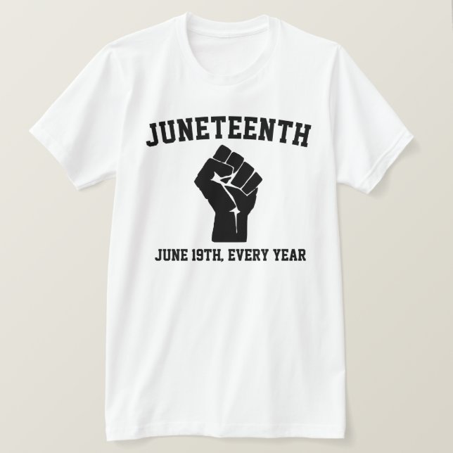 19. Juni Jedes Jahr T - Shirt (Design vorne)