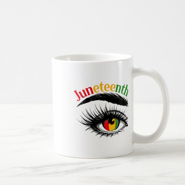 19. Juni - Schwarze Geschichte der Afroamerikaneri Kaffeetasse (Rechts)