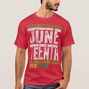 19. Juni Seit 1865 Schwarze Geschichte Monat Freih T-Shirt