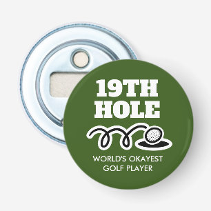 19. Loch Funny Golf Geschenk Bierflasche Öffnung Flaschenöffner