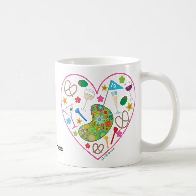 19. Loch-Herz-Tasse Tasse (Rechts)