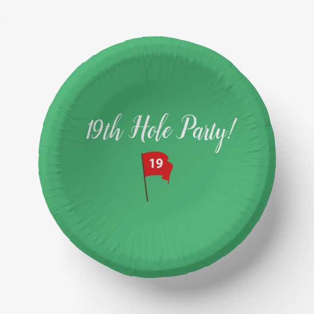 19. Loch Pub Party Bowl Pappteller (Vorderseite)