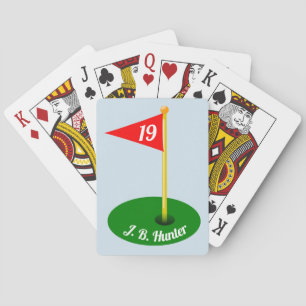 19. Loch und Ihr Name Spielkarten