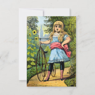 19. Mädchen und ihr Tricycle