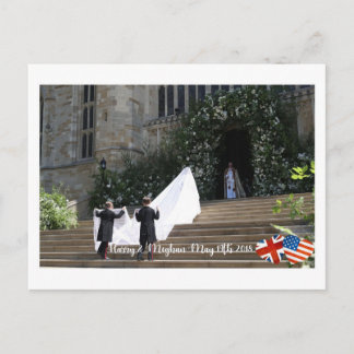 19. Mai 2018: Wenn Harry Meghan verheiratet Postkarte