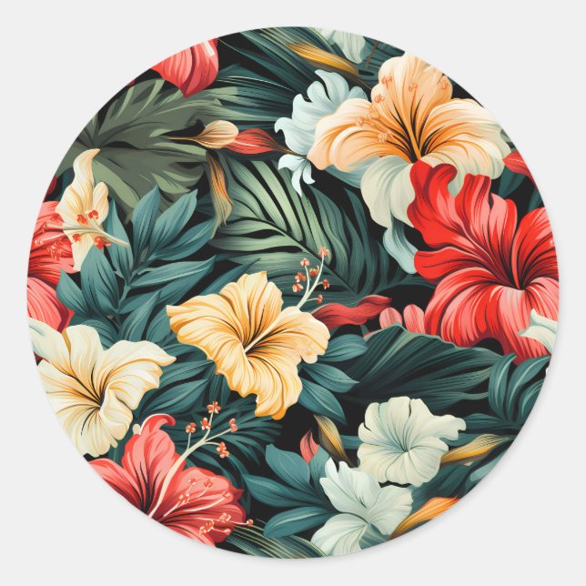 19 Muster Runder Aufkleber (Vorderseite)