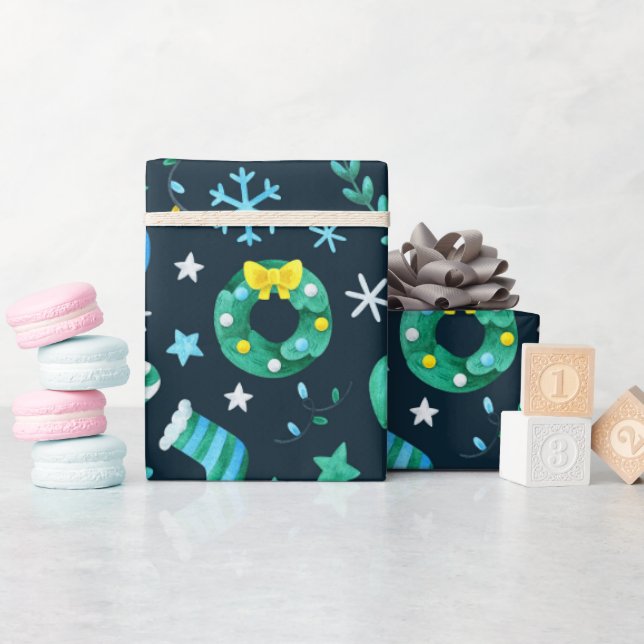 #19 Nautical Haven Wrapping Paper "Big Size" Geschenkpapier (Babyparty)