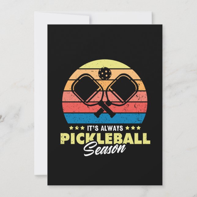 19.Seine immer Pickleball-Saison Save The Date (Vorderseite)
