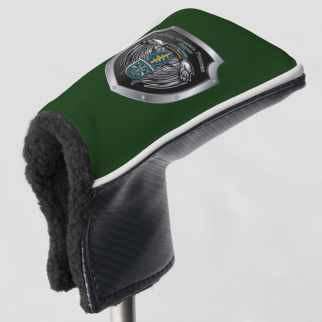 19. Sondereinsatzgruppe (Im Flugzeug) Schild Golf Headcover (3/4 Vorderseite)