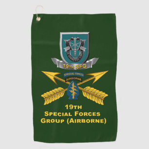 19. Special Forces Group Golfhandtuch