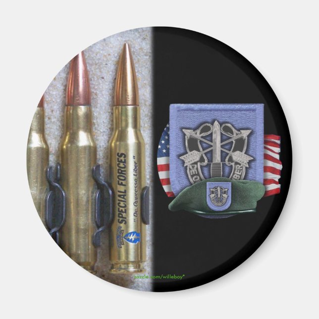 19. Spezialkräfte Gruppe Flash Wappen iraq vets m Magnet (Vorne)