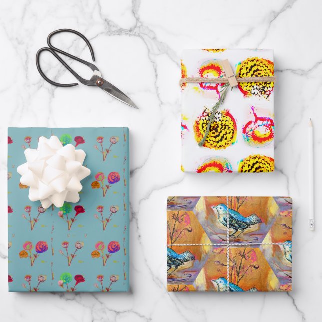 19 Zoll x 29 Zoll Papierblätter, Matte Geschenkpapier Set (Vorderseite)