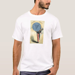 19C Uncle Sam Mag Silber T-Shirt