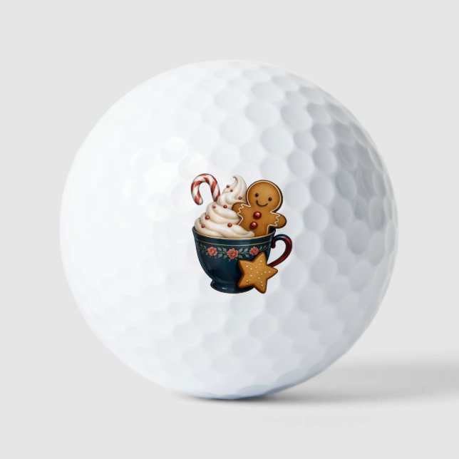 19th Hole a' Waiting! Gingerbread Golfball (Vorderseite)