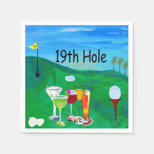 19th-Hole-Golftücher Serviette