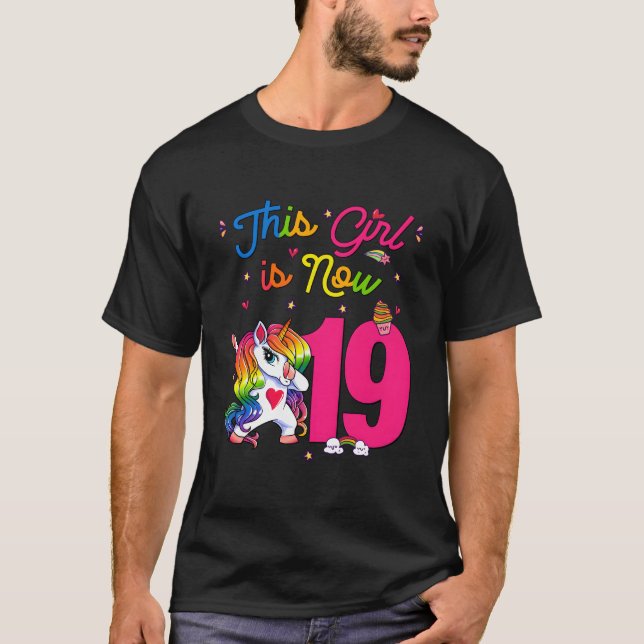 19Th This Is Now 19 Unicorn Py T-Shirt (Vorderseite)