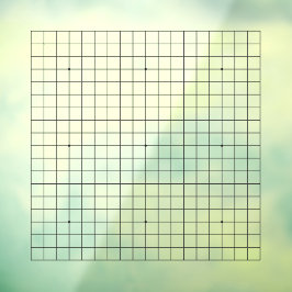 19x19 Demo Goban 200% Skalierbarkeit Verklammern Fensteraufkleber