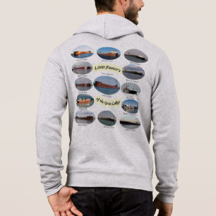 1.000-Fuß-Frachter auf den Great Lakes Hoodie