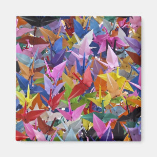 1.000 Origami Paper Cranes Foto Magnet