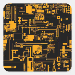 1.0 Orange Square Sticker integrieren