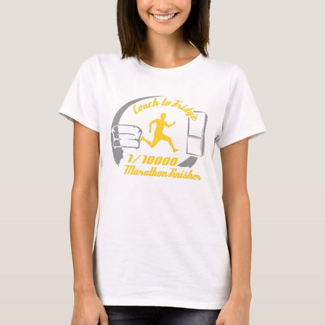 1/10.000 Marathon Finisher Shirt— Frauensport T-Shirt (Vorderseite)