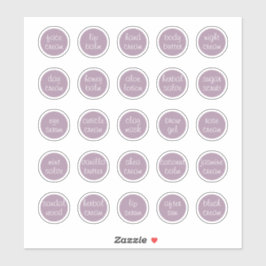 1.14" Lavendel Maßgeschneiderter Mini-Kosmetikjar Aufkleber