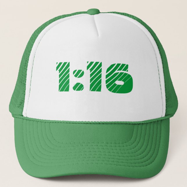1:16hut (Römer-1:16) Truckerkappe (Vorderseite)