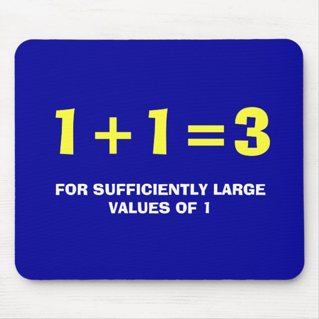 1+1=3 MOUSEPAD (Vorne)
